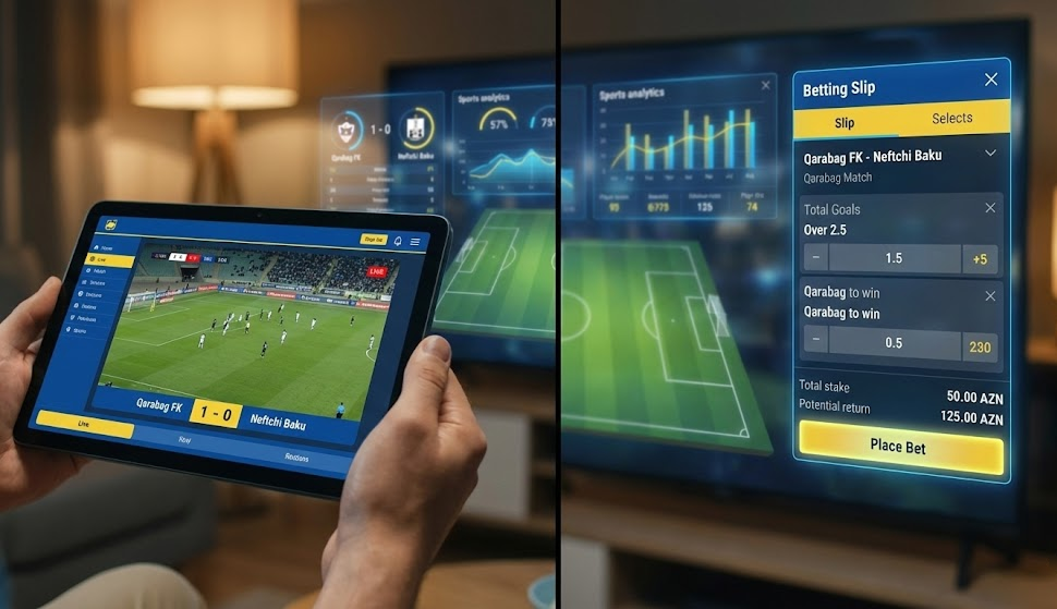 Mostbet platformasında canlı idman mərc interfeysi və matç yayımı